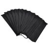 Respir-Shield‚Ñ¢ 150PCS - 3 PLY Black Non-Medical Disposable Face Masks;  Comfortable Elastic Ear loops Face Masks;  Breathable for Daily Protection A