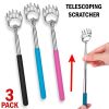 3 Pack Bear Claw Telescopic Metal Extendable Back Scratcher Back Massager Gift