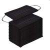 Respir-Shield‚Ñ¢ 150PCS - 3 PLY Black Non-Medical Disposable Face Masks;  Comfortable Elastic Ear loops Face Masks;  Breathable for Daily Protection A